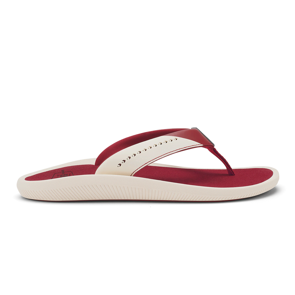 Ulele  -  Off White / Deep Red