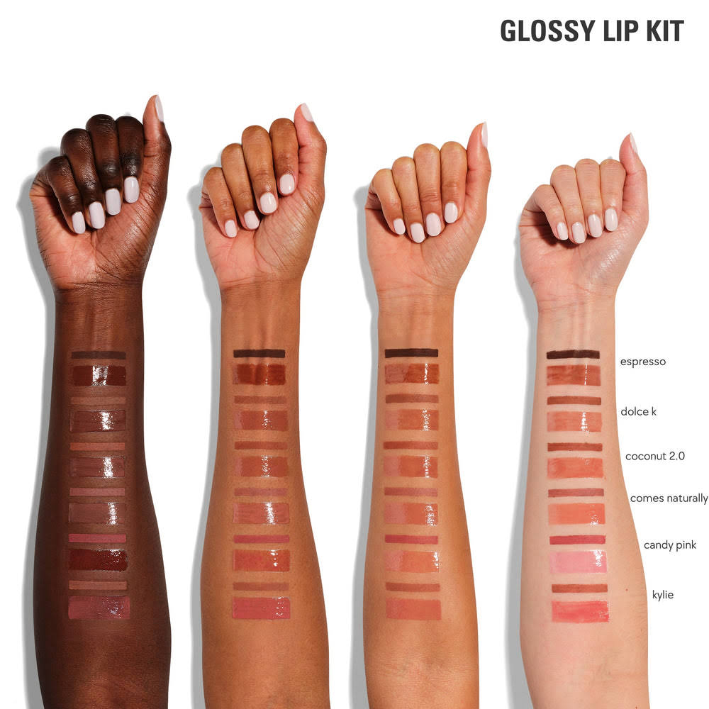 Glossy Lip Kit & Skin Tint Blurring Elixir Duo