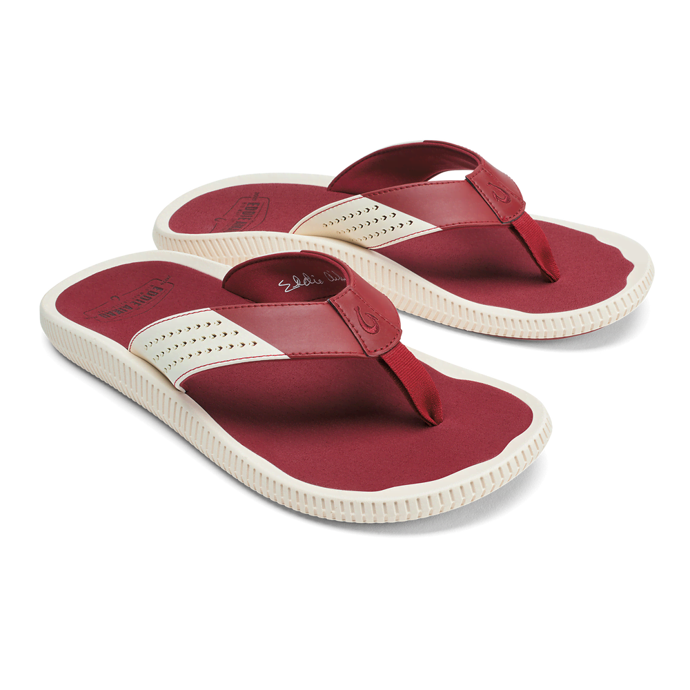 Ulele  -  Off White / Deep Red