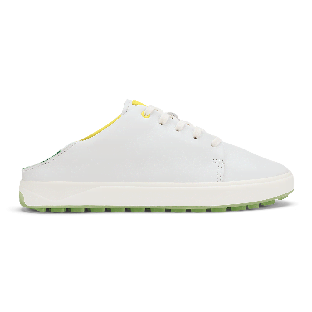 Wailea - Bright White / Medium Green
