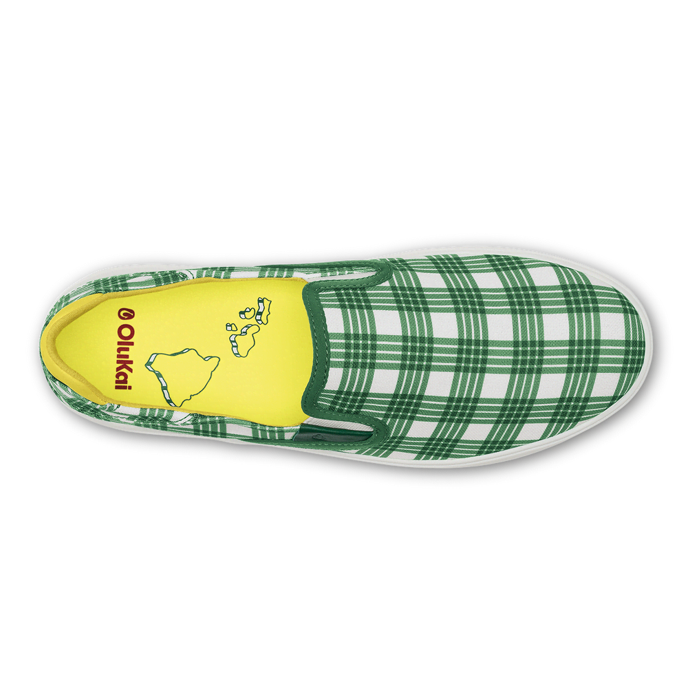 Wai‘alae Slip On - Medium Green / Bright White
