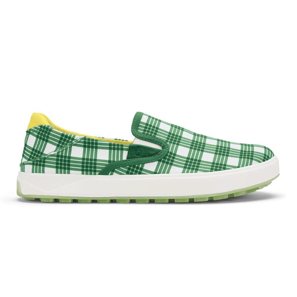 Wai‘alae Slip On - Medium Green / Bright White