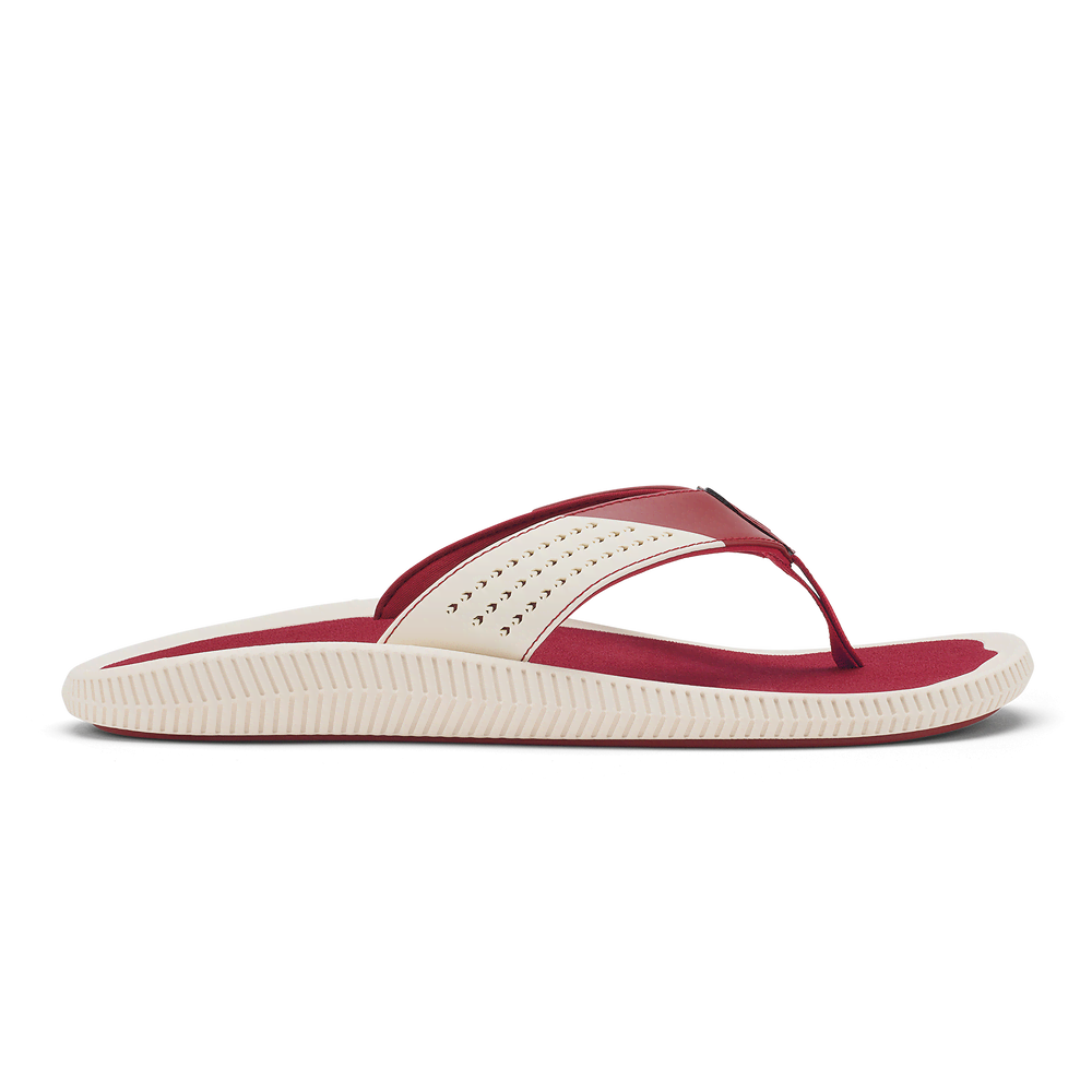 Ulele  -  Off White / Deep Red