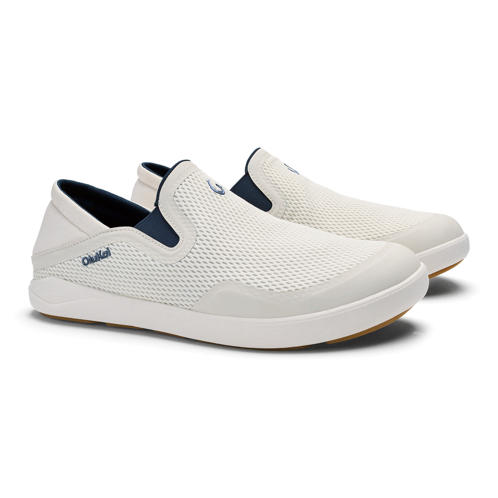 Moku Slip On  -  White Sand / Trench Blue